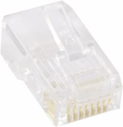 Deltaco MD-3 connecteur de fils RJ45 Transparent 