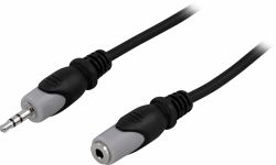 Deltaco MM-164 câble audio 15 m 3,5mm Noir 