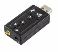 Deltaco UAC-03 carte sons 2.0 canaux USB 