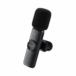 Deltaco VLOG-100 microphone Noir Microphone à clipser 