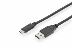 Digitus Câble de connexion USB-C, USB 3.2 Gen2, USB-A vers USB-C 