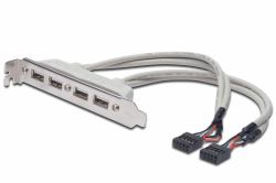 Digitus Câble USB en tôle à fente 
