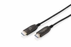 Digitus Câble hybride HDMI AOC en fibre optique, UHD 8K, 15 m 