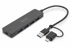 Digitus Hub USB 3.0, 4 ports, Slim Line 