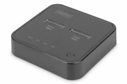 Digitus Station d'accueil dual M.2 pour SSD NVMe avec fonction de clonage hors ligne, USB-C™ 