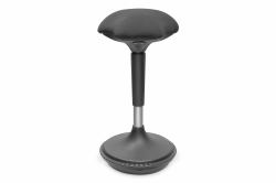 Digitus Tabouret ergonomique / aide à la station debout, réglable en hauteur avec ressort à gaz 