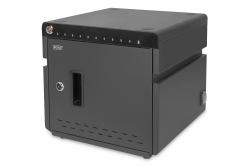Digitus Armoire de chargement mobile pour ordinateurs portables / tablettes jusqu'à 14 pouces, UV-C, USB-C™ 