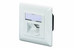 Digitus DN-9007-S-1 prise de courant 2 x RJ-45 Blanc 