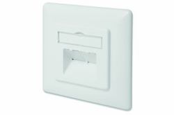 Digitus DN-9008-1 prise de courant 2 x RJ-45 Blanc 