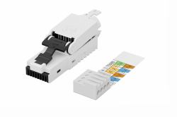 Digitus Connecteur RJ45 pour montage sur site, CAT 6A 