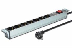 Digitus DN-95407 multiprise 2 m 7 sortie[s] CA Argent 