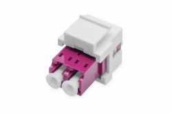 Digitus Coupleur duplex LC/LC pour fibre optique, multimode OM4, module Keystone 