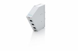 Digitus Répartiteur d'épissures FO sur profilé chapeau, Coudé, 6 SC SX/LC DX, Gris 
