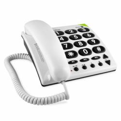 Doro PhoneEasy 311c Téléphone analogique Blanc  - Version UK
