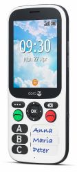 Doro 780X IUP 7,11 cm [2.8"] 117 g Noir, Blanc Téléphone numérique 