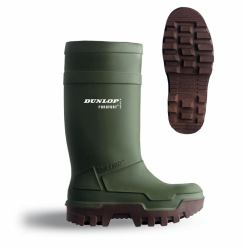 Dunlop PUROFORT THERMO+ WELLINGTON GRN 12 