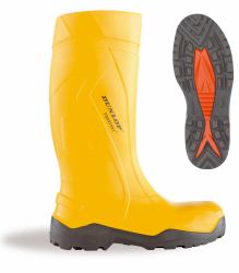 Dunlop PUROFORT+ SAF WELLINGTON 1PR YLW 9 