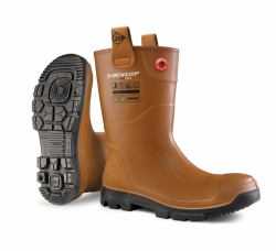 Dunlop Purofort Rigpro Full Safety Fur Lined Tan 13