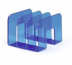Durable 1701395540 bac de rangement de bureau Bleu, Transparent 