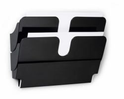 Durable FLEXIPLUS Présentoir à livres 2 étagères Noir 