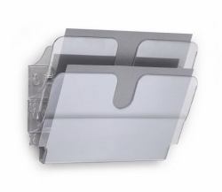 Durable FLEXIPLUS Présentoir à livres 2 étagères Transparent 