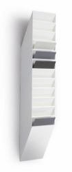 Durable FLEXIBOXX Présentoir à livres 12 étagères Blanc 