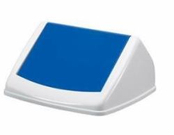 Durable 1801574014 poubelle Rectangulaire Plastique Bleu 