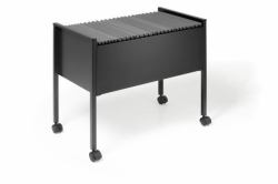 Durable 309501 Boîte à archives Acier inoxydable Noir 
