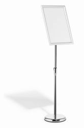 Durable 479923 support de panneau et stand d'information A3 Aluminium, Plastique, Acier Argent 