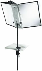 Durable Sherpa desk clamp 10 complete porte-documents pivotant mural Bureau Portrait A4 