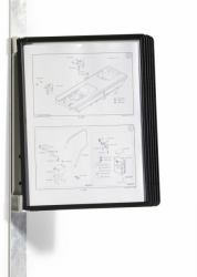 Durable Vario magnet wall 5 porte-documents pivotant mural Mur Portrait A4 