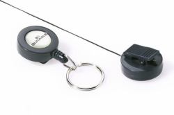 Durable 822258 Accessoire de porte-badge Porte-badge avec enrouleur Charbon de bois 10 pièce[s] 