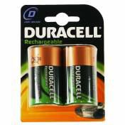 Duracell Rechargeable D Size 2 Pack Batterie rechargeable Hybrides nickel-métal [NiMH] 