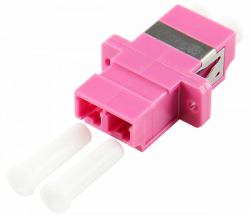 EFB Elektronik LFA095 adaptateur de fibres optiques LC/LC Rose, Blanc 