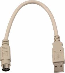EFB Elektronik K5307.020 câble PS/2 0,2 m 6-p Mini-DIN USB A Blanc 