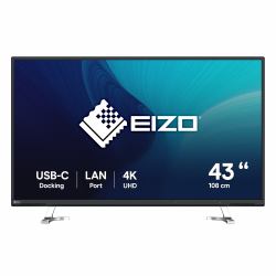 EIZO FlexScan EV4340X-BK écran plat de PC 108 cm [42.5"] 3840 x 2160 pixels 4K Ultra HD LCD Noir 