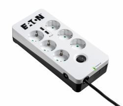 Eaton PB6UD protection surtension Noir, Blanc 6 sortie[s] CA 220 - 250 V 1,5 m 