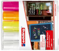 Edding e-4095/5 S Prof Chalk Marker Set Assorted [5]