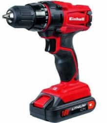 Einhell TC-CD 18-2 Li Perceuse à poignée pistolet Noir, Rouge Lithium-Ion [Li-Ion] 1,5 Ah 1,37 kg 