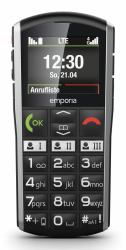 Emporia SIMPLICITY-LTE 5,08 cm [2"] 90 g Noir, Argent Téléphone d'entrée de gamme 