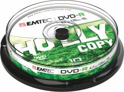 Emtec ECOVR471016CB DVD vierge 4,7 Go DVD-R 10 pièce[s] 
