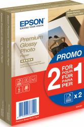 Epson Premium Glossy Photo Paper - 10x15cm - 2x 40 Feuilles 