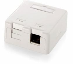 Equip 125122 boitier de prise de courant Blanc 