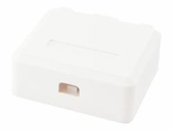 Equip 125124 boitier de prise de courant Blanc 