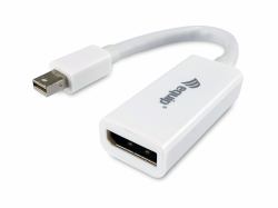 Equip Adaptateur Mini DisplayPort vers DisplayPort, couleur blanche 