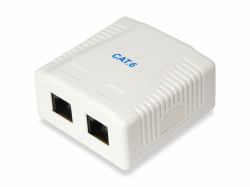 Equip 235214 boitier de prise de courant RJ-45 Blanc 