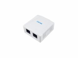 Equip 235216 boitier de prise de courant RJ-45 Blanc 
