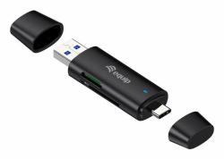 Equip 245462 lecteur de carte mémoire USB 3.2 Gen 1 [3.1 Gen 1] Type-A/Type-C Noir 