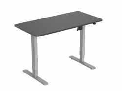 Equip ERGO Cadre de bureau électrique assis-debout avec plateau, gris 