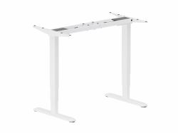 Equip 650814 Cadre de bureau Electrique 2 pieds Blanc 